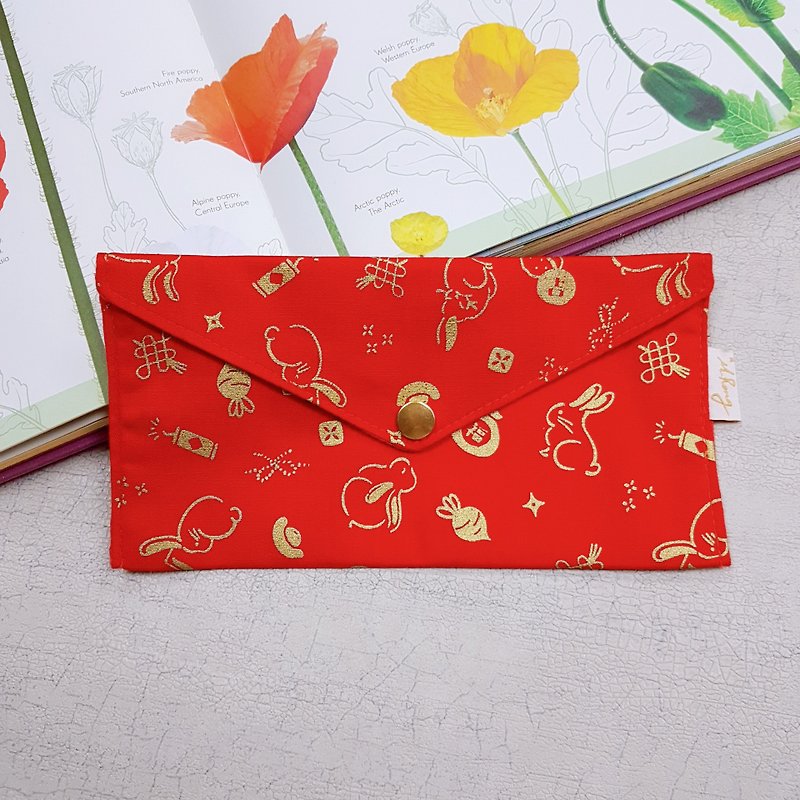 Golden Rabbit Year 2023 Red Packet Cloth Red Packet - Chinese New Year - Cotton & Hemp Red