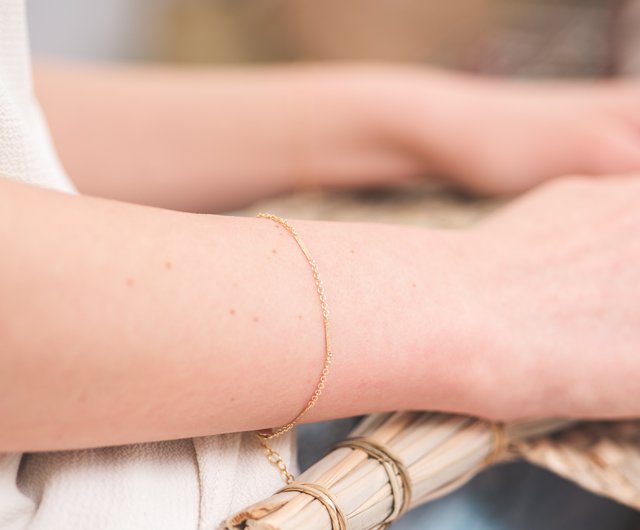 Dainty Chain Bracelet Gold Filled Bracelet Layering Bracelet