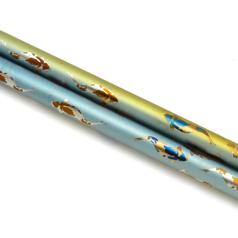 TiStraw Titanium Straw - Fish (12 mm) - Reusable Straws - Other Metals Multicolor