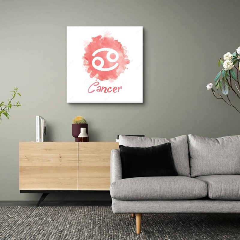 Cancer giclee frameless painting - โปสเตอร์ - เส้นใยสังเคราะห์ 