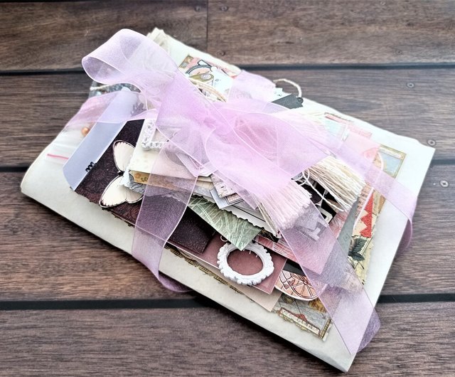 junkjournal ジャンクジャーナル雑記帳　エフェメラセット 大型ジャンクジャーナルキット販売 DIYキット エフェメラ