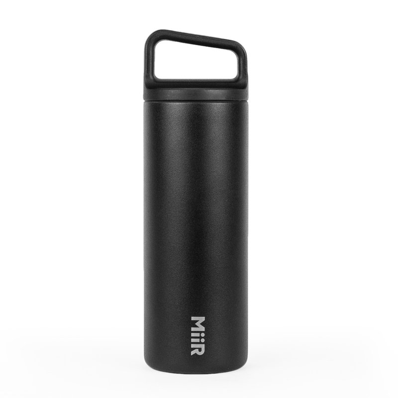 MiiR Vacuum-Insulated (stays hot/cold) Wide Mouth Bottle 16oz / 473ml Black - กระบอกน้ำร้อน - สแตนเลส สีดำ