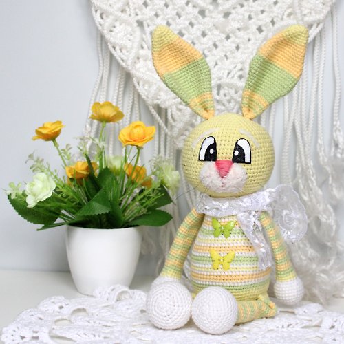 ZiminaDoll Crochet bunny pattern PDF in English Amigurumi stuffed rabbit Gift baby DIY