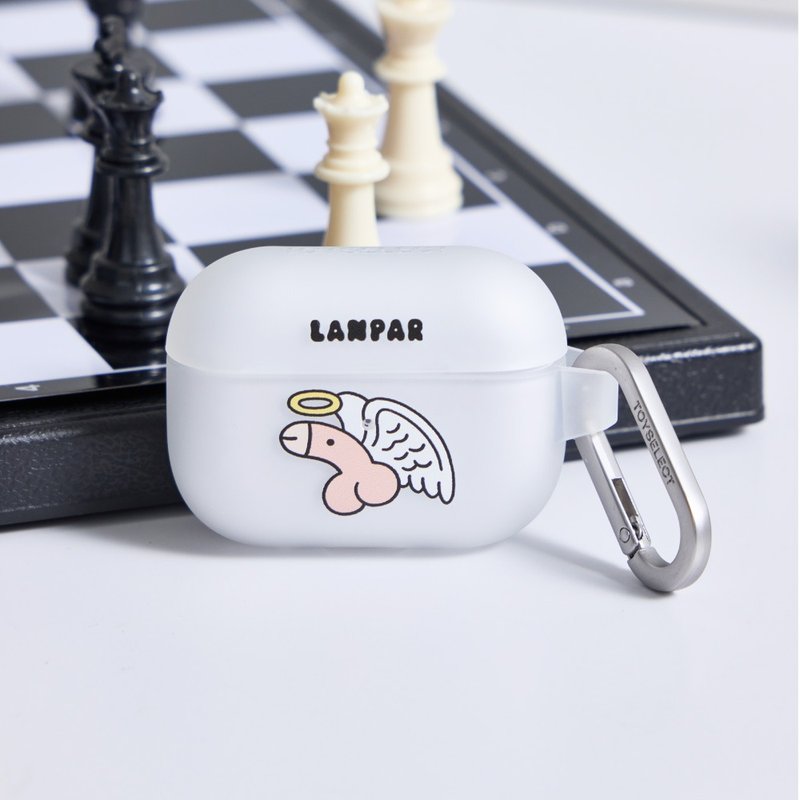 屌面人Lanparman天使ㄐㄐ強悍防摔AirPods保護套 - AirPods/耳機保護套 - 塑膠 多色