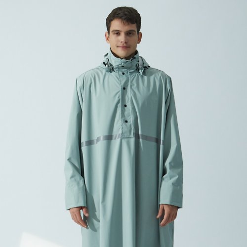 dodo機能服飾 | 會呼吸的雨衣 新品上市 /Simple Forward/ 輕量單件式雨衣-晨霧綠