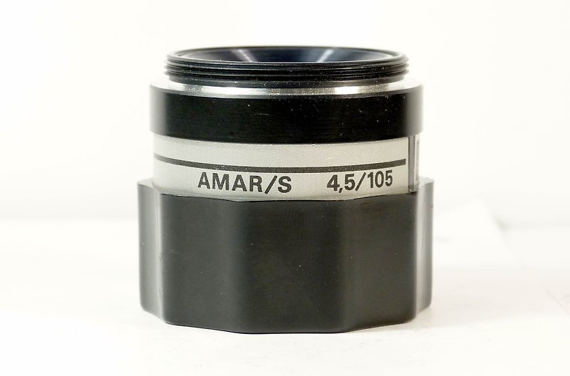 Amar/S 4.5/105 引き伸ばしレンズ M42 マウント中判 PZO ポーランド - カメラ - その他の素材 グレー
