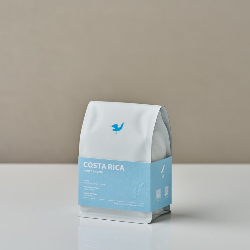 Costa Rica Canet Chopin coffee bean 150g - กาแฟ - วัสดุอื่นๆ ขาว