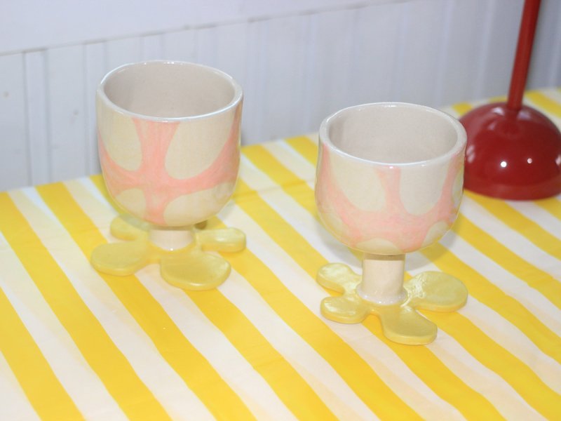 Sweet wine cup - Bar Glasses & Drinkware - Pottery Pink