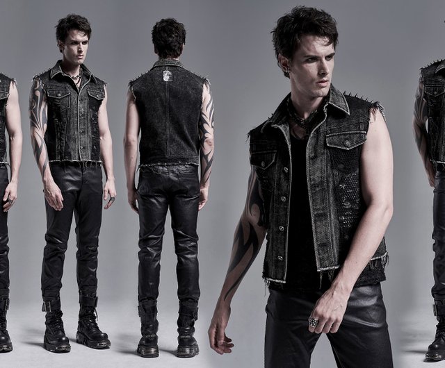 PUNK RAVE ウェイストランドナイト コットンデニムベスト