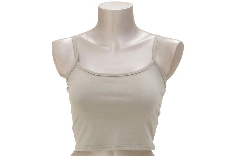 Starfish short camisole bra top <Light Khaki> - Women's Underwear - Other Materials Khaki