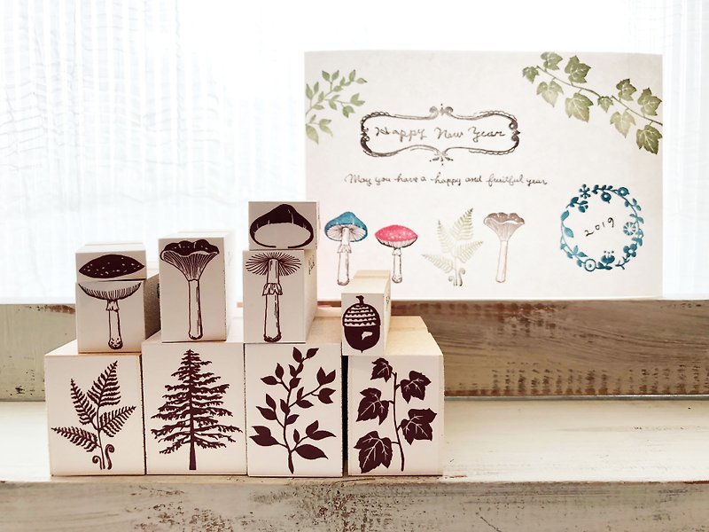 forest stamp set　 - Stamps & Stamp Pads - Other Materials 
