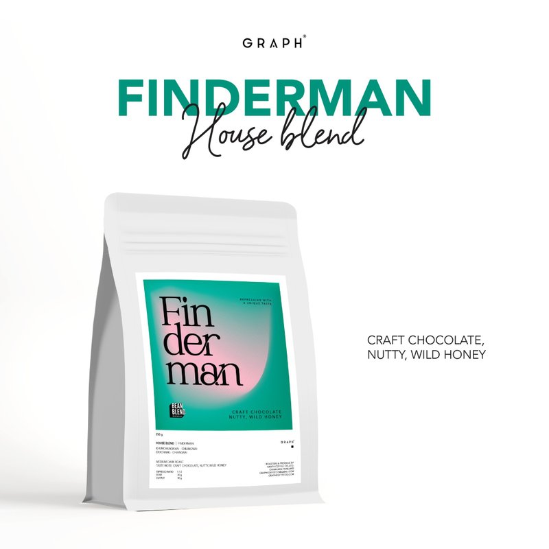 GRAPH | เมล็ดกาแฟ HOUSE BLEND - FINDERMAN - 咖啡/咖啡豆 - 其他材質 