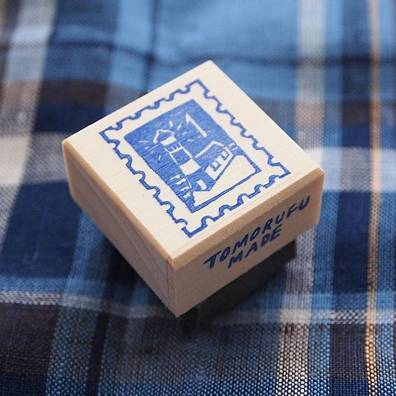 Eraser eraser seal stamp No.1 - Stamps & Stamp Pads - Wood Blue
