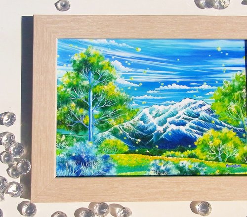 北海道　風景画　『春の息吹』 北海道 風景画 『春の息吹』