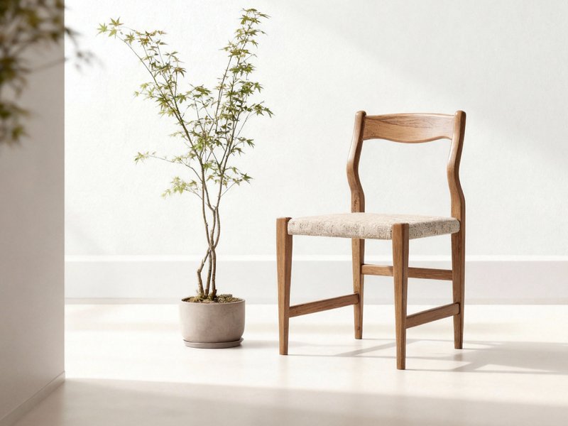 神聖原創設計實木榫卯餐椅-髮簪椅 - 椅子/梳化 - 木頭 