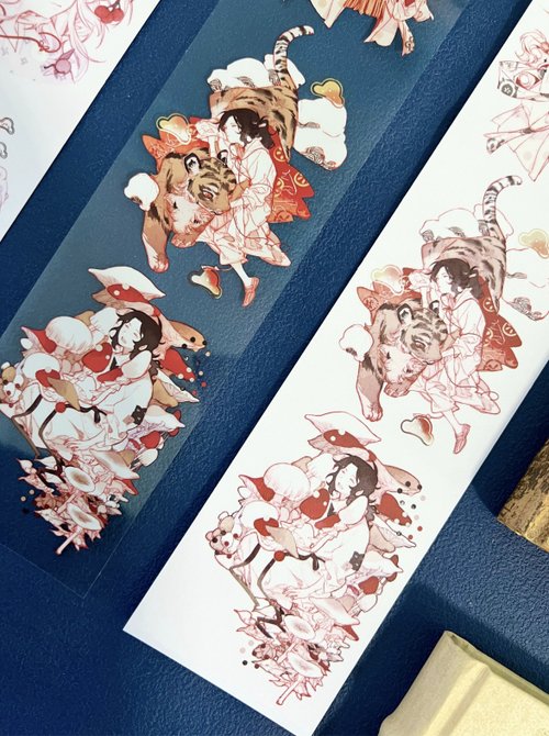 田小寶 春誦夏弦 和風男子 PET 和紙膠帶 10米卷 臺灣製