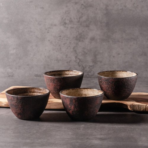 上作美器 無我系列-圓口杯(赤巖)