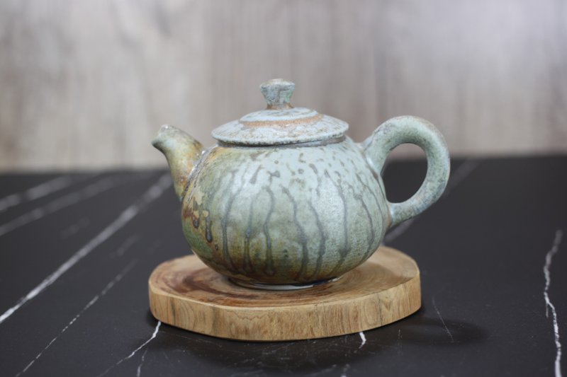 【氣質生活】七日柴燒 柴燒茶壺 天然落灰 鶯歌名家葉敏祥手作 - 茶壺/茶杯/茶具 - 瓷 