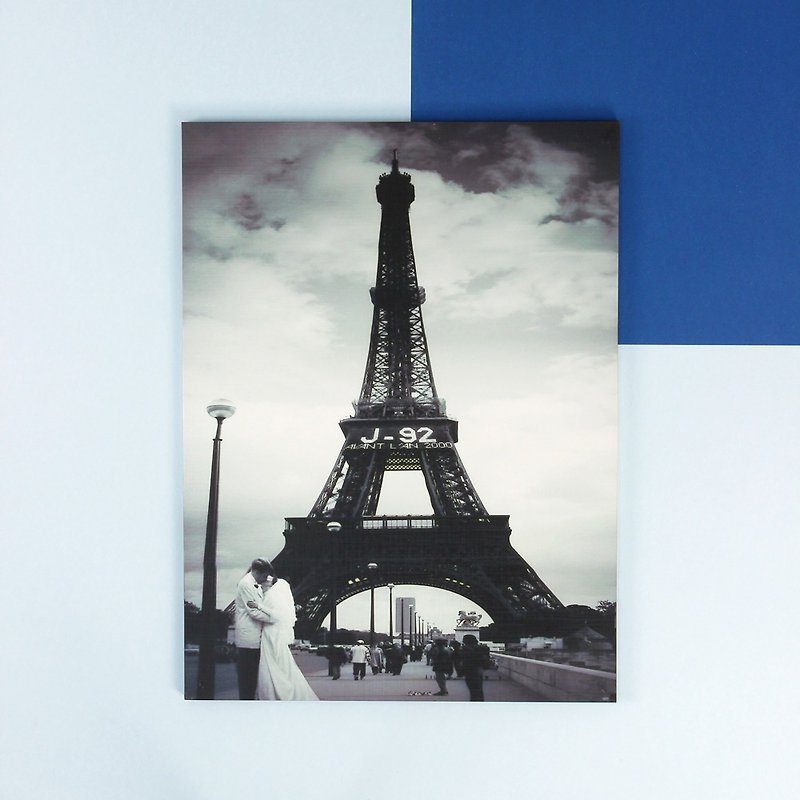 HomePlus 英倫無框畫 巴黎鐵塔 40x30cm 室內設計 布置 創意 小物 雜貨 家居 裝潢 飾品 裝飾 - 海報/掛畫/掛布 - 木頭 多色