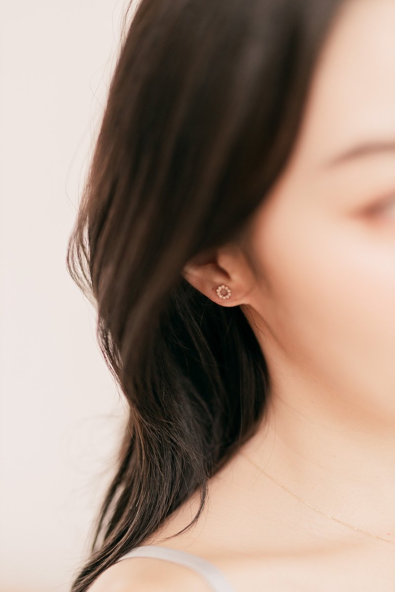 NANA diamond earrings - ต่างหู - เพชร สีทอง