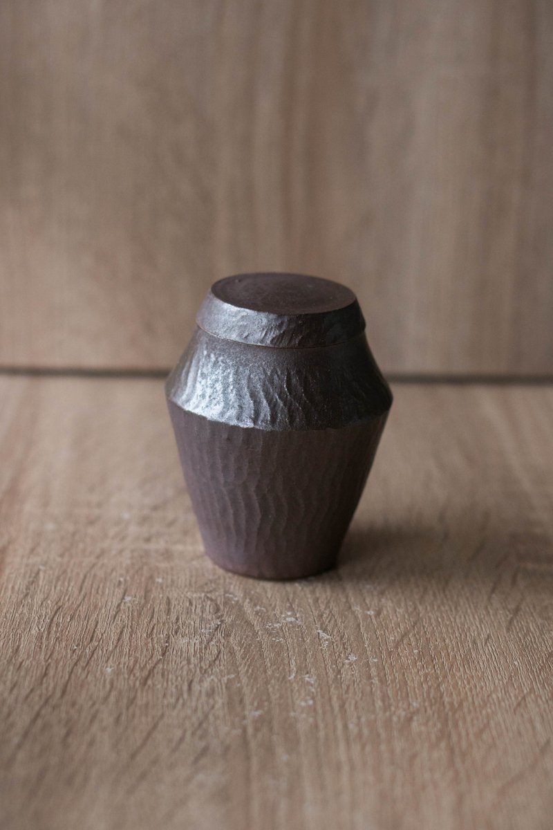 柴燒小茶罐 | 茶倉 - 茶壺/茶杯/茶具 - 陶 咖啡色