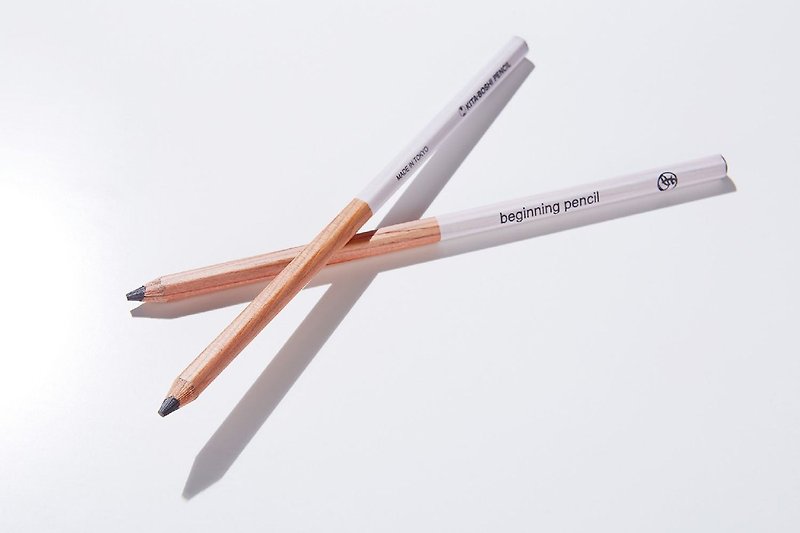 Japan North Star 10B Primary Pencil 2pcs - Pencils & Mechanical Pencils - Wood White