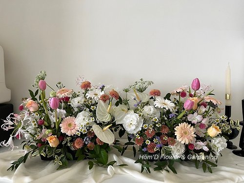 Hōm'D Flower & Gardening．花一點美好生活 我的秘密小花園桌花 花藝佈置 婚禮佈置 拍攝佈置
