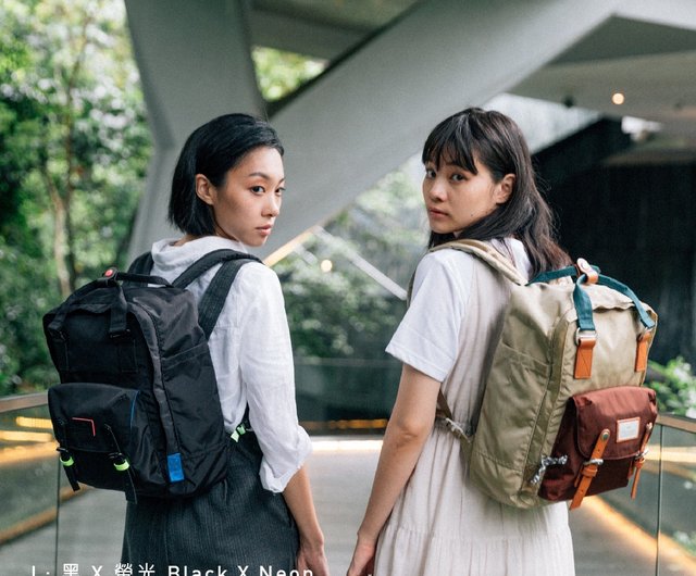 DOUGHNUT Water-Repellent Multi-Pocket Mini Backpack-Blue-Plus One Mini HA -  Shop doughnut-tw Backpacks - Pinkoi