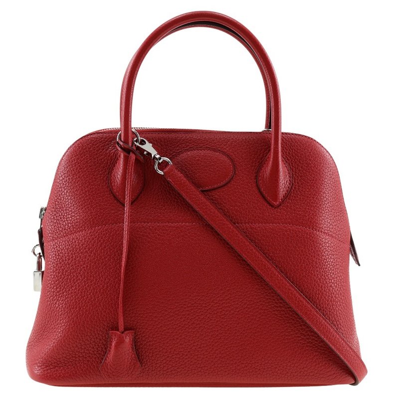 【日本直送】エルメス HERMES ボリード31 ハンドバッグ トリヨンクレマンス ルージュヴィフ  レディース【中古】 - 手提包/手提袋 - 真皮 紅色