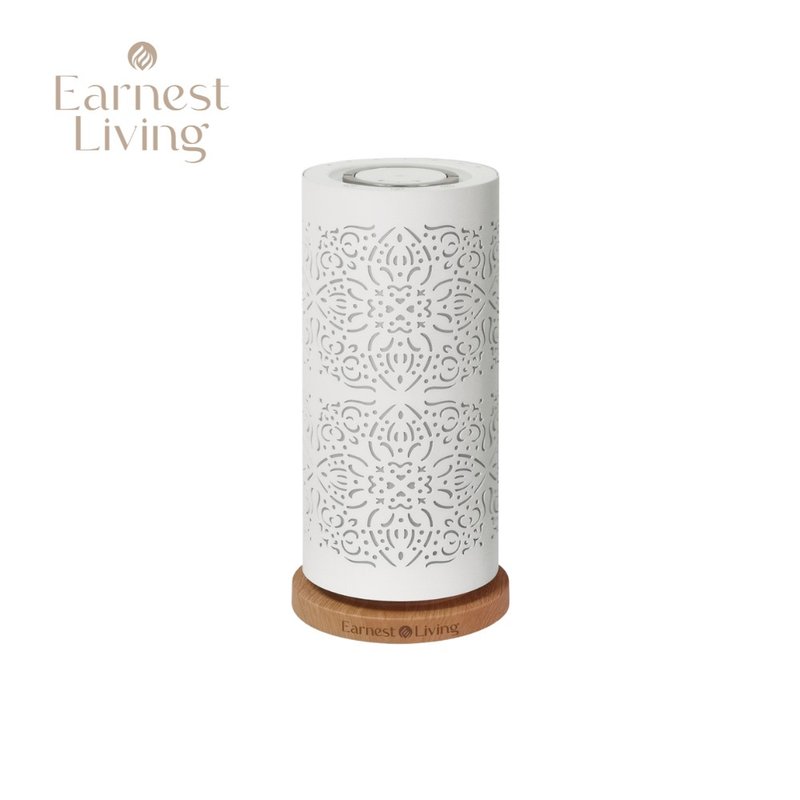 【Earnest Living】五金外罩純精油香薰機 水氧機 加濕器 擴香儀 - 香氛/精油/擴香 - 其他金屬 白色
