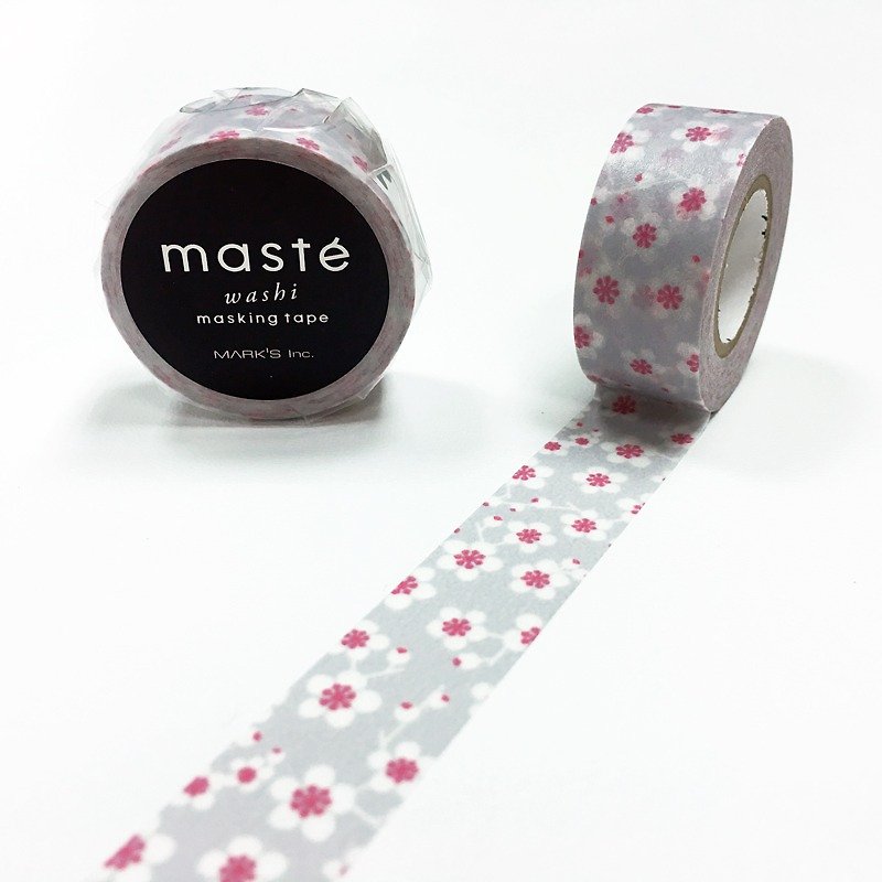 maste and paper tape overseas limited-Multi wind [plum-gray (MST-MKT201-GY)] - Washi Tape - Paper Gray