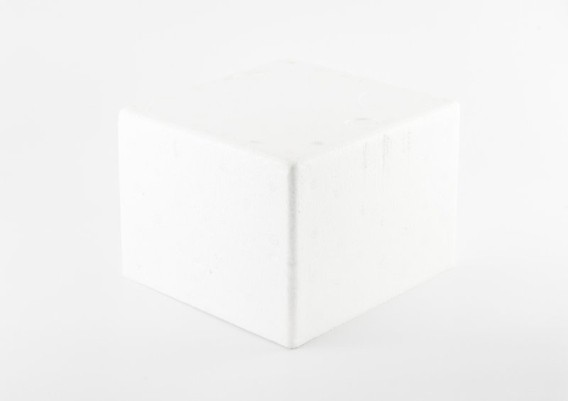 Add styrofoam box (small)-suitable for 1-2 packs of dumplings - วัสดุห่อของขวัญ - วัสดุอื่นๆ ขาว