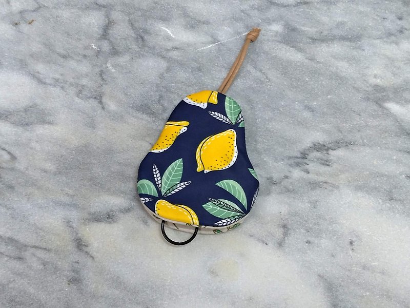 Lemon Pear Waterproof Key Case【K190827】 - Keychains - Cotton & Hemp Multicolor
