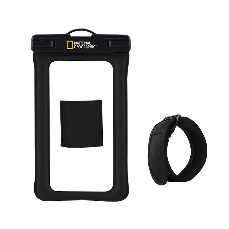 國家地理 / 手機防水袋-黑 手機袋 戶外用品 防水包 - 運動配件 - 防水材質 黑色