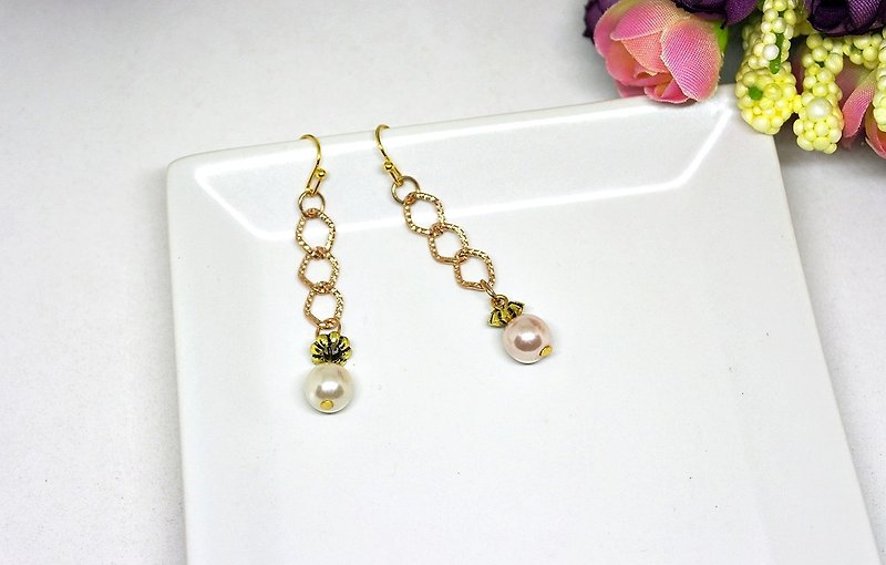 Alloy *hook with you*_hook earrings - Earrings & Clip-ons - Other Metals Gold