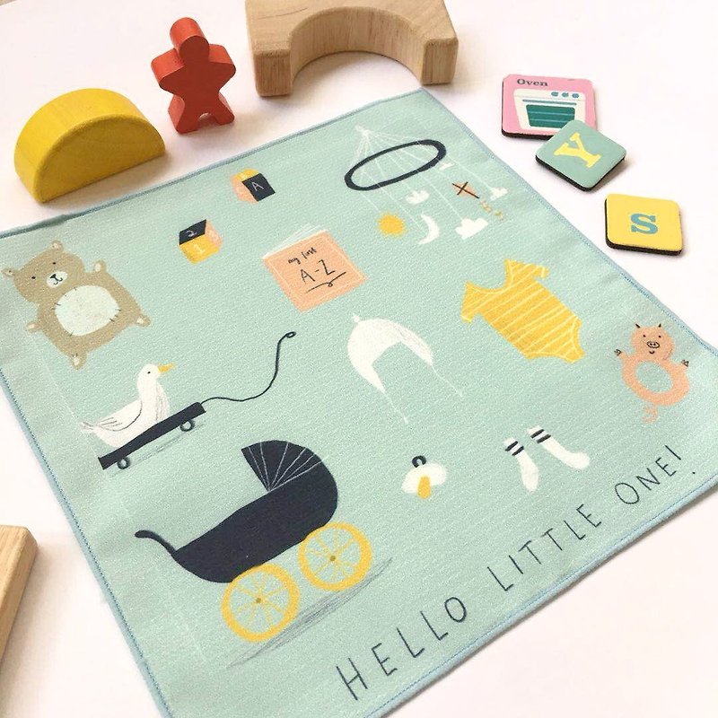 Hello little one! | Face wash cloth - Facial Cleansers & Makeup Removers - Other Materials Blue