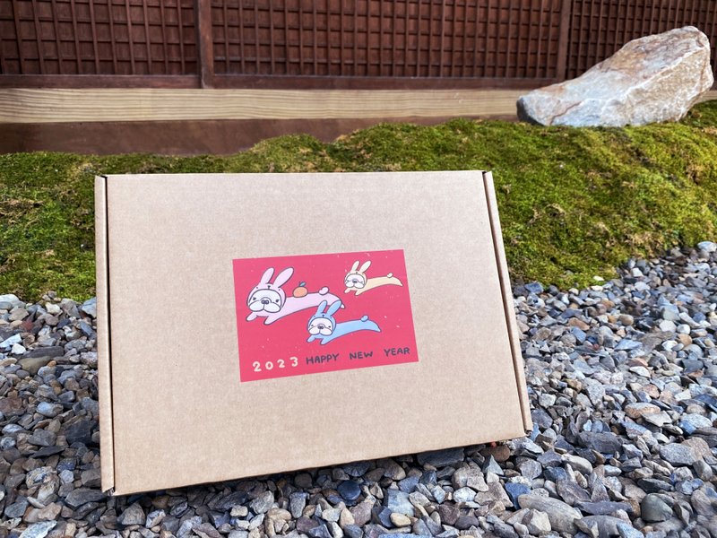 (最終數量)金福兔寶大禮盒 - 紅包袋/春聯 - 紙 紅色