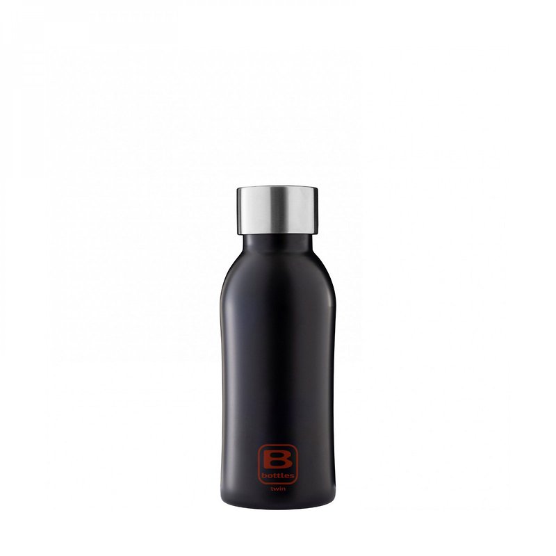 BUGATTI Ivory Black Thermos 350ml - Vacuum Flasks - Stainless Steel Black