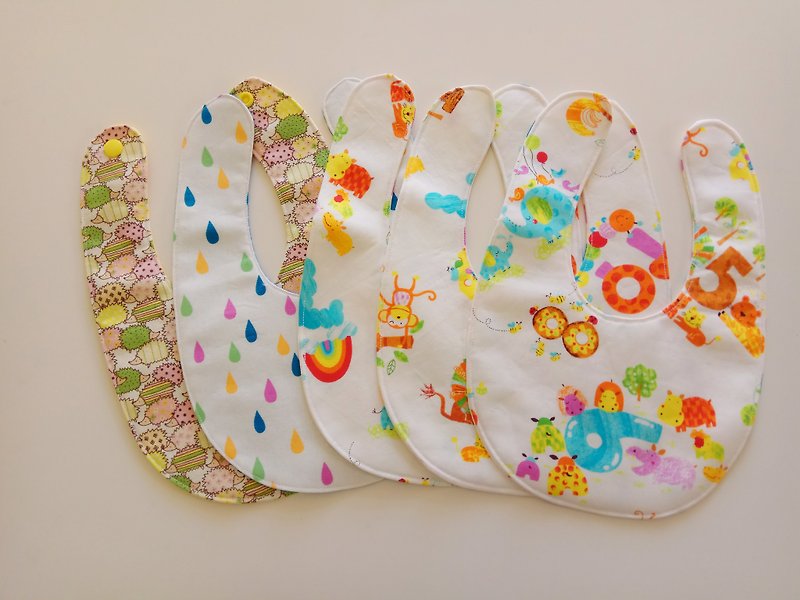 Beauty gift baby baby pocket five gift group (do not pick color) - Bibs - Cotton & Hemp Multicolor