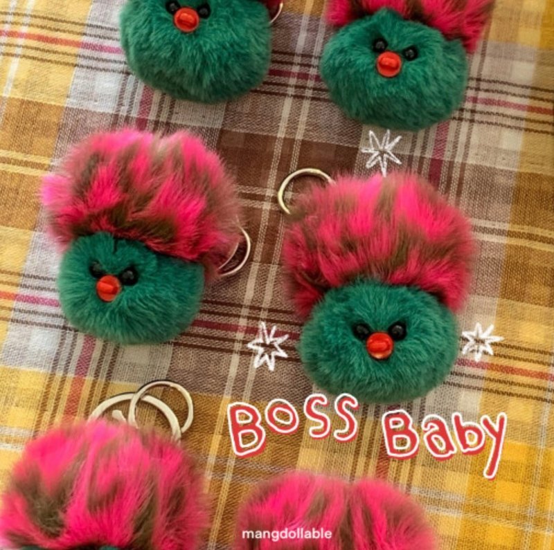 Boss Baby keyring - Keychains - Other Materials Green