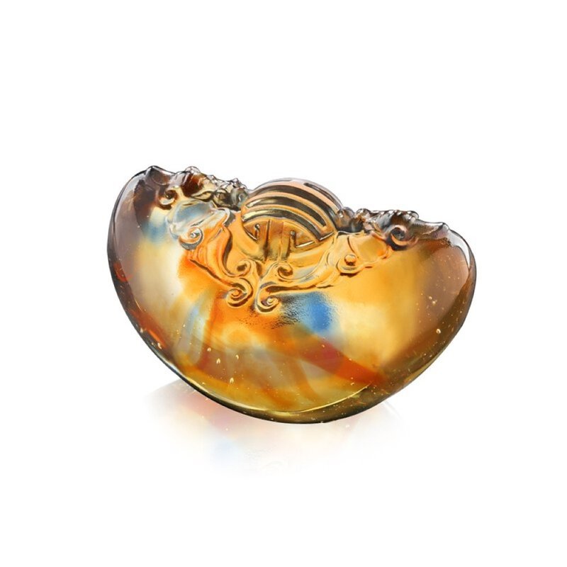 琉璃工房 LIULI 福瑞永續元寶 - 擺飾/家飾品 - 琉璃 黃色