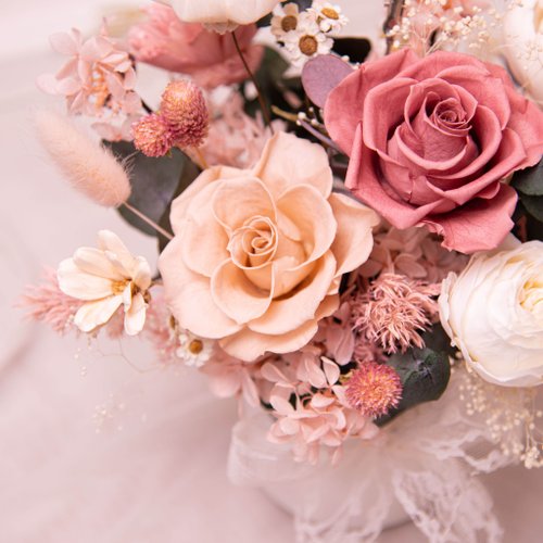 TIERRA ピンク プリザーブドフラワー 9個入り ピンク】プリザーブド