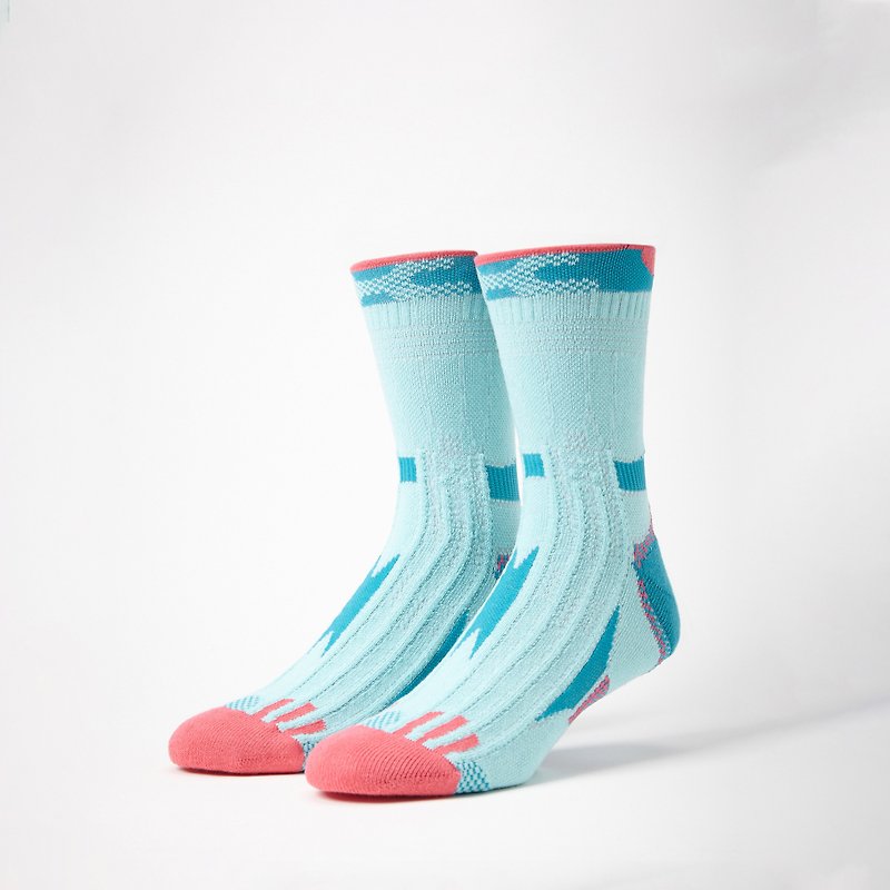 ADSU Rose Atlantis socks - ถุงเท้า - ผ้าฝ้าย/ผ้าลินิน สึชมพู