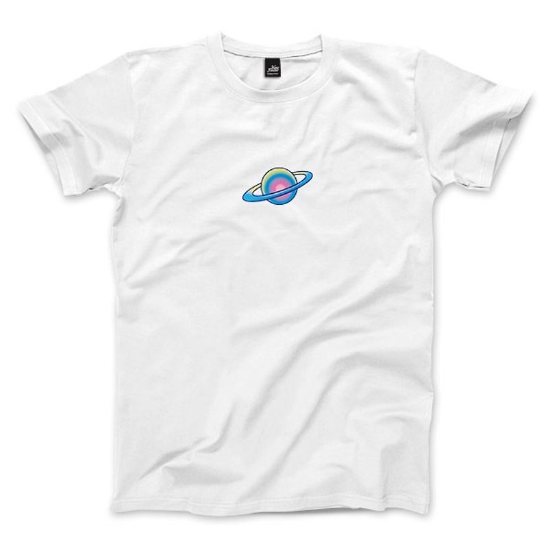 Interstellar communication - White - Women's T-Shirt - เสื้อยืดผู้หญิง - ผ้าฝ้าย/ผ้าลินิน 