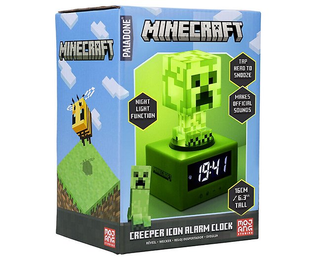 Gift Pre-order】 Minecraft Creeper Alarm Clock - Shop paladone-hk Lighting -  Pinkoi