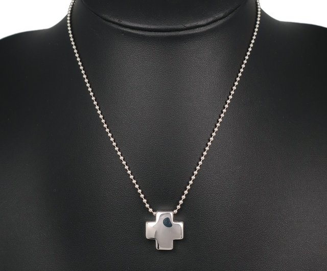 TIFFANY&CO.ローマンクロスボールチェーンネックレス　925ヴィンテージ Tiffany & Co. - オールド ティファニー ローマンクロス ボール