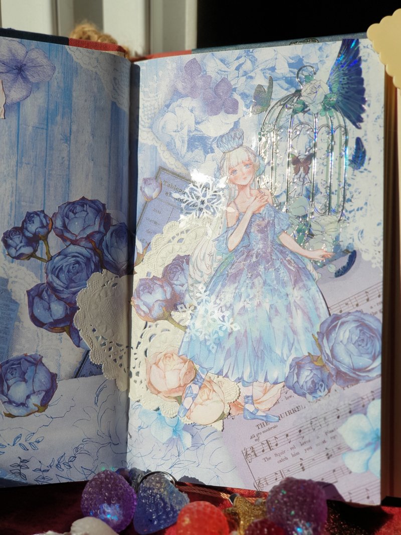 舞い散る雪のワルツ INS - ステッカー・シール - 紙 