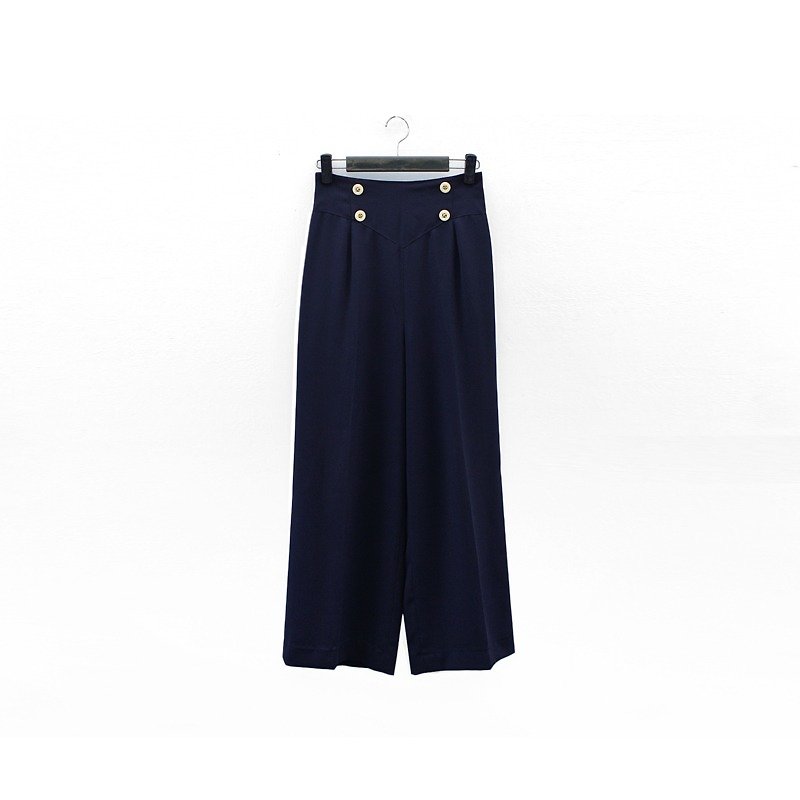 │Slowly│ sapphire blue -. │vintage retro vintage pants literary low-key. - Women's Pants - Other Materials Multicolor