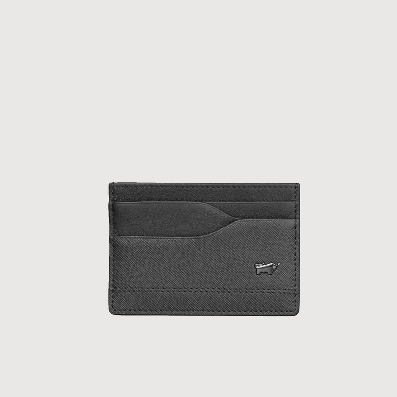 [Free gift bag] Barrett 6-card card holder-black/BF546-151-BK - Card Holders & Cases - Genuine Leather Black