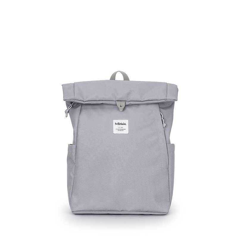 【hellolulu】人氣之選 | 小背包系列 | MINI TATE  (淺灰) - 後背包/書包 - 聚酯纖維 灰色